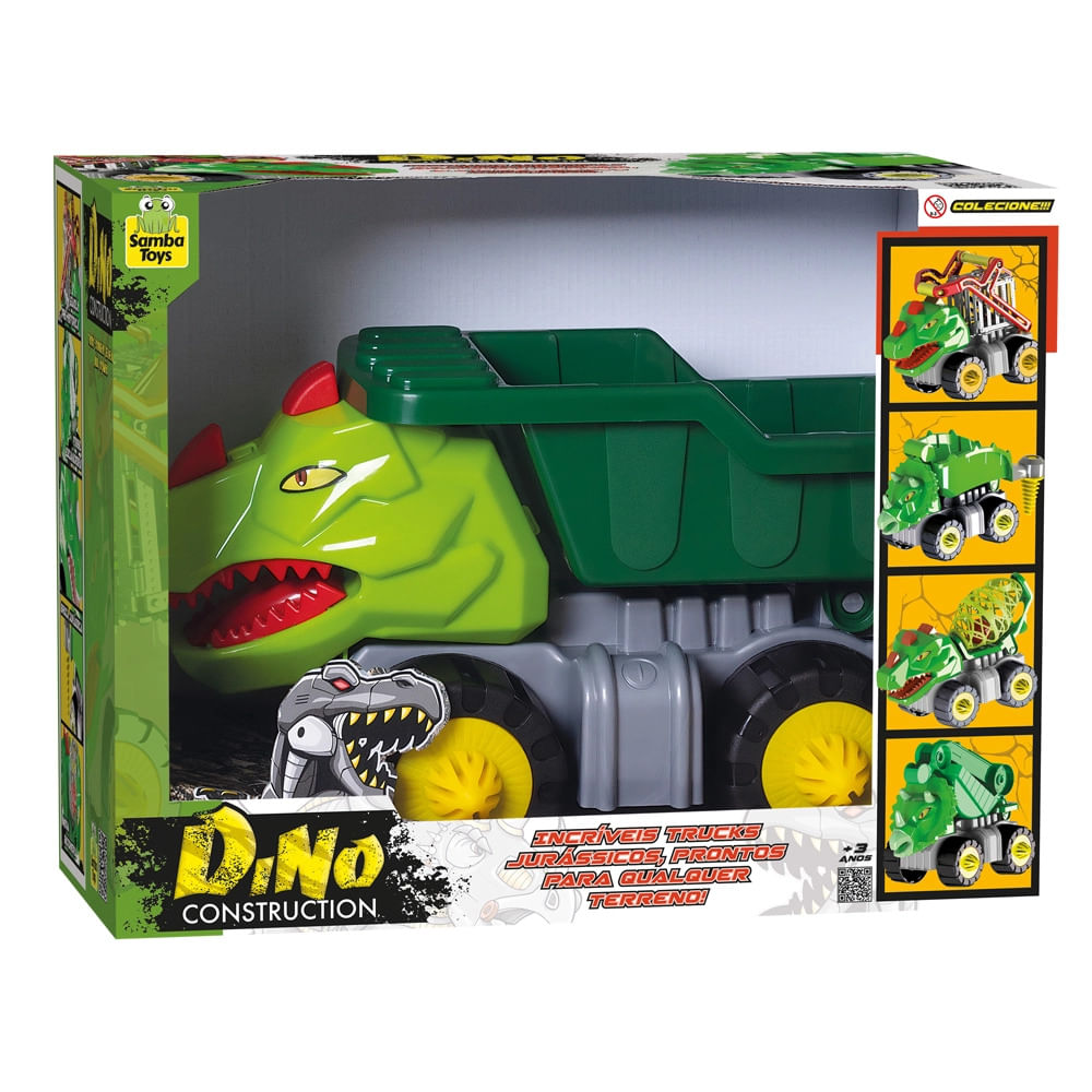 Caminhão Samba Toys Dino Construction Caçamba Rex