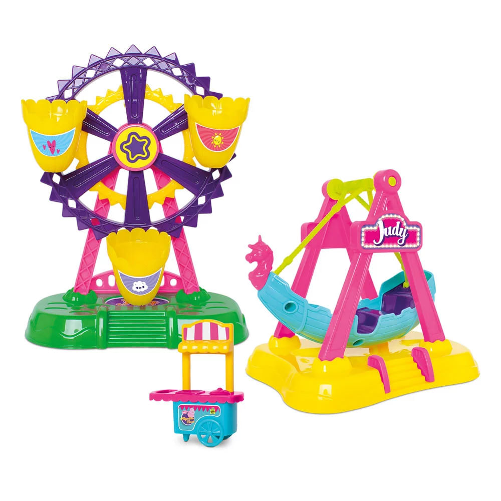 Parque de Diversões da Judy Samba Toys 4 Peças