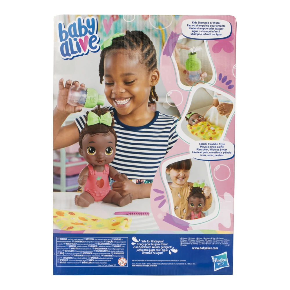 Boneca Baby Alive Bebê Shampoo Berry Boo