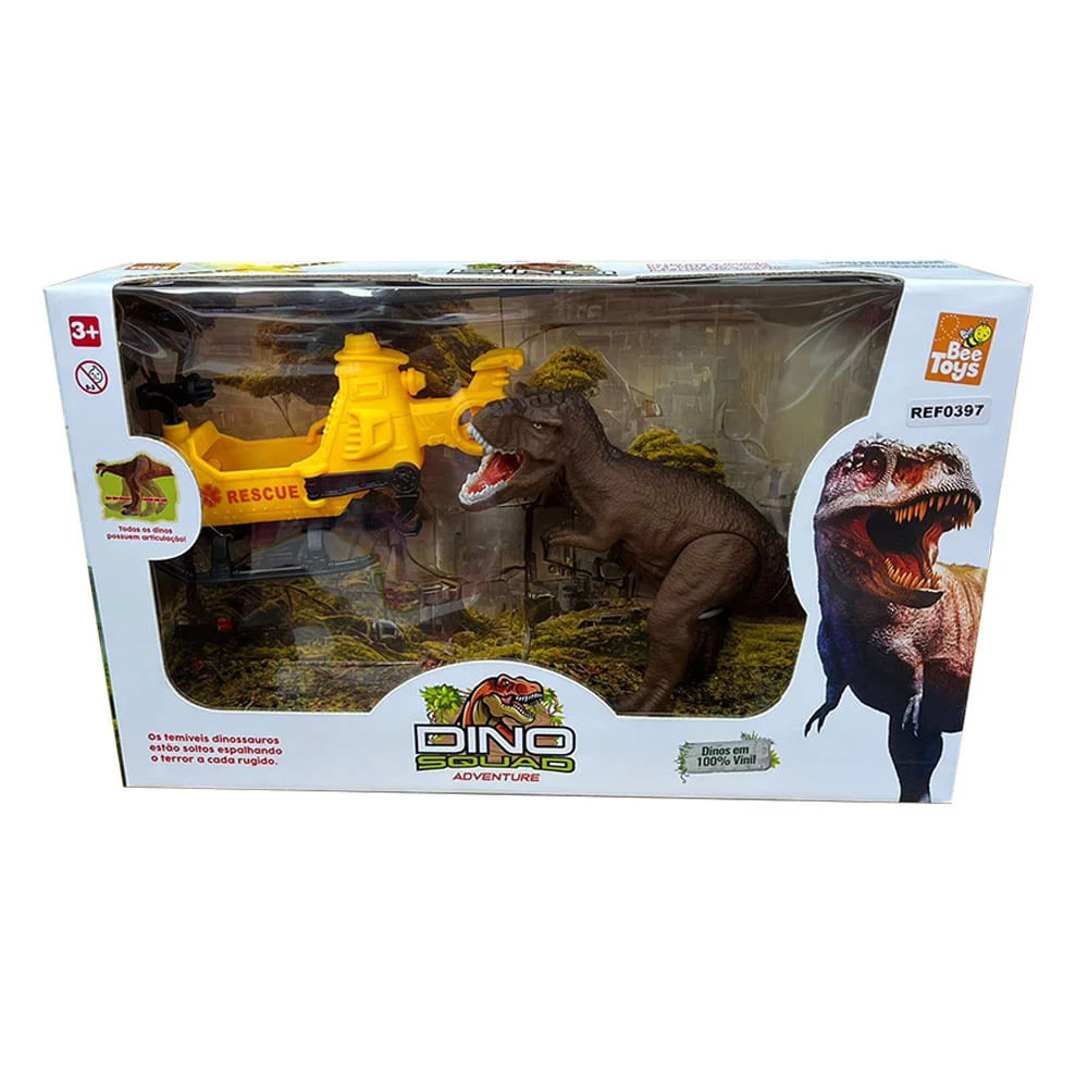 Playset Dinossauro Bee Toys Dino Squad Adventure Rex