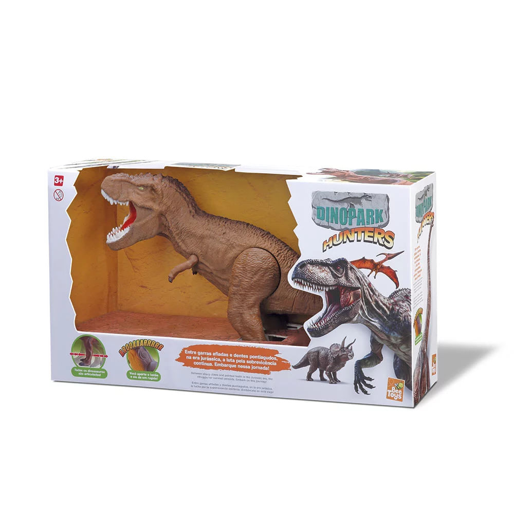 Brinquedo Dinossauro Bee Toys Dinopark Hunters Rex