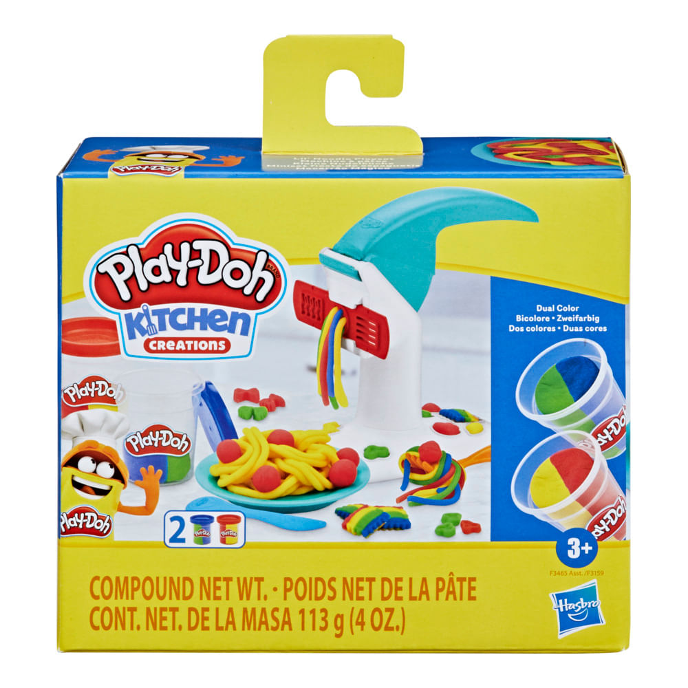 Conjunto Massa de Modelar Play-Doh Kitchen Creations Macarrão Mágico