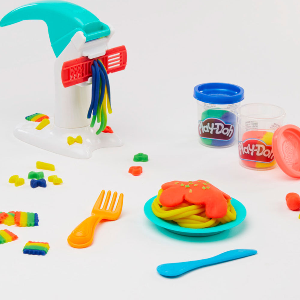 Conjunto Massa de Modelar Play-Doh Kitchen Creations Macarrão Mágico