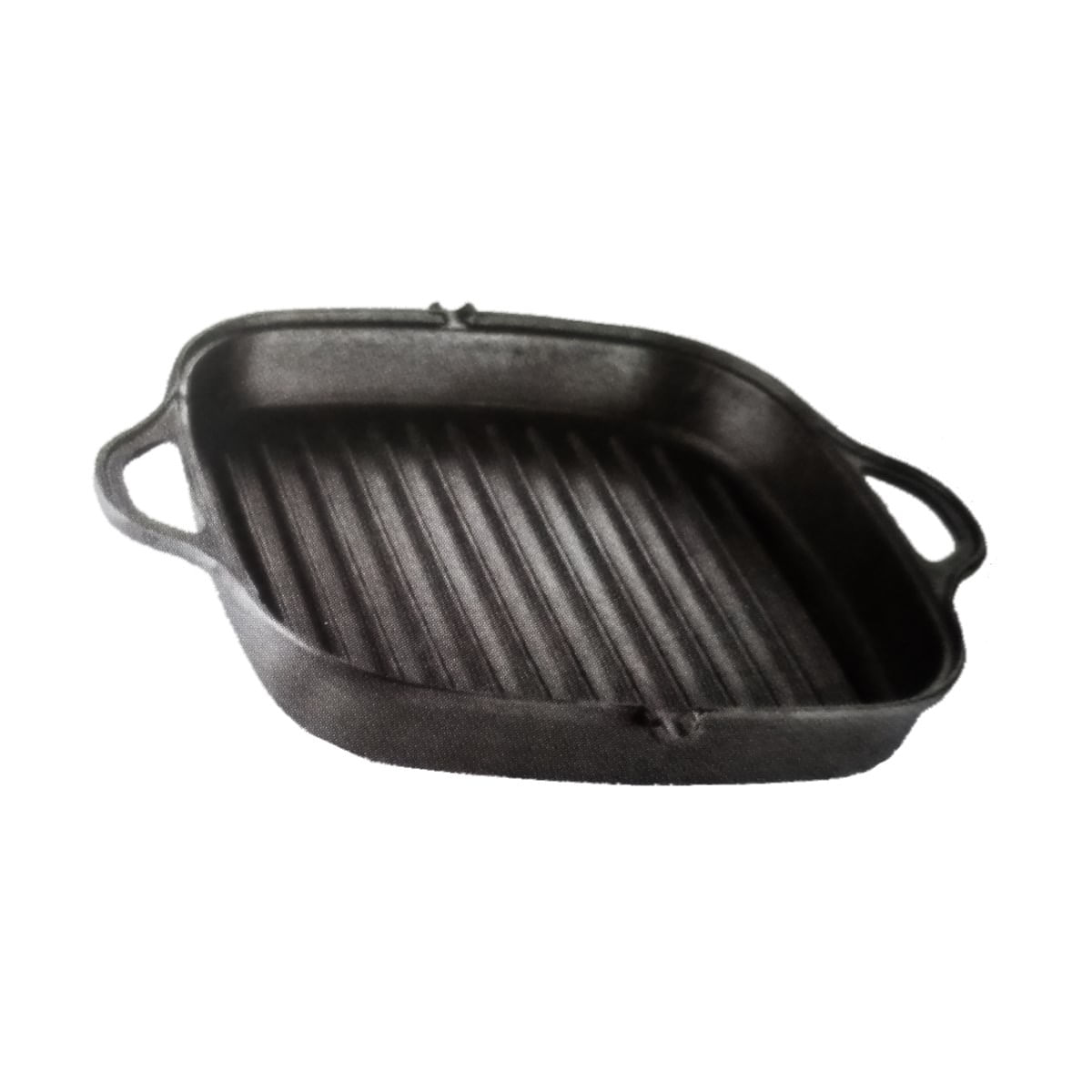 Frigideira Grill Alça Ferro Fundido 26x26cm