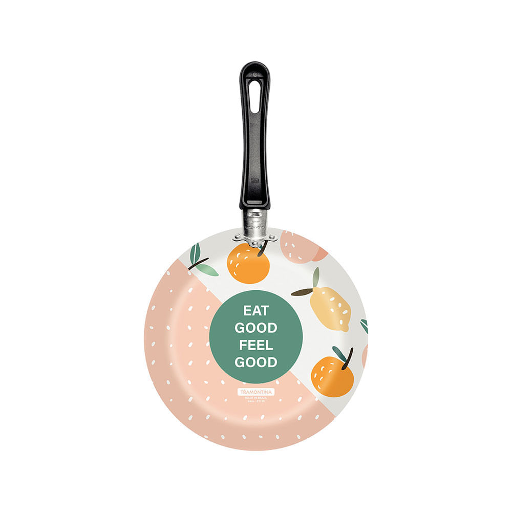 Frigideira em Alumínio Estampado Salmão 24cm - Tramontina