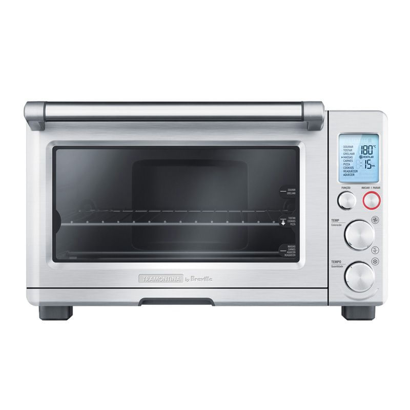 FORNO ELÉTRICO TRAMONTINA BY BREVILLE SMART AÇO INOX 9 FUNÇÕES 22LT 220V 69140/012