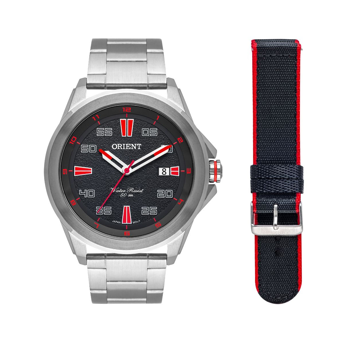 Kit Relógio Masculino Orient Sport MBSS1427 P2SX