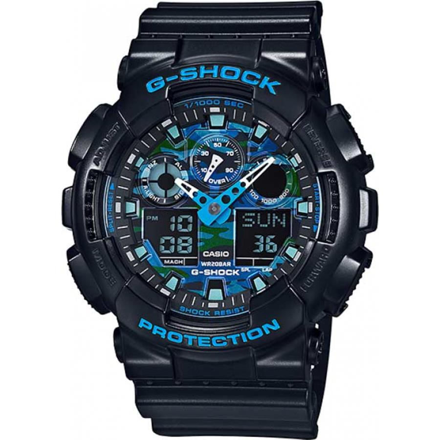 Relógio Casio Masculino Ref: Ga-100cb-1adr G-Shock Anadigi
