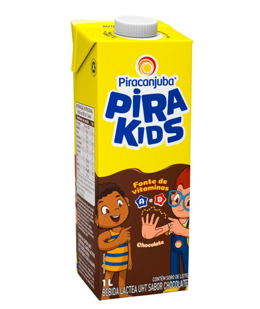 Achocolatado Piracanjuba Pirakids 1L