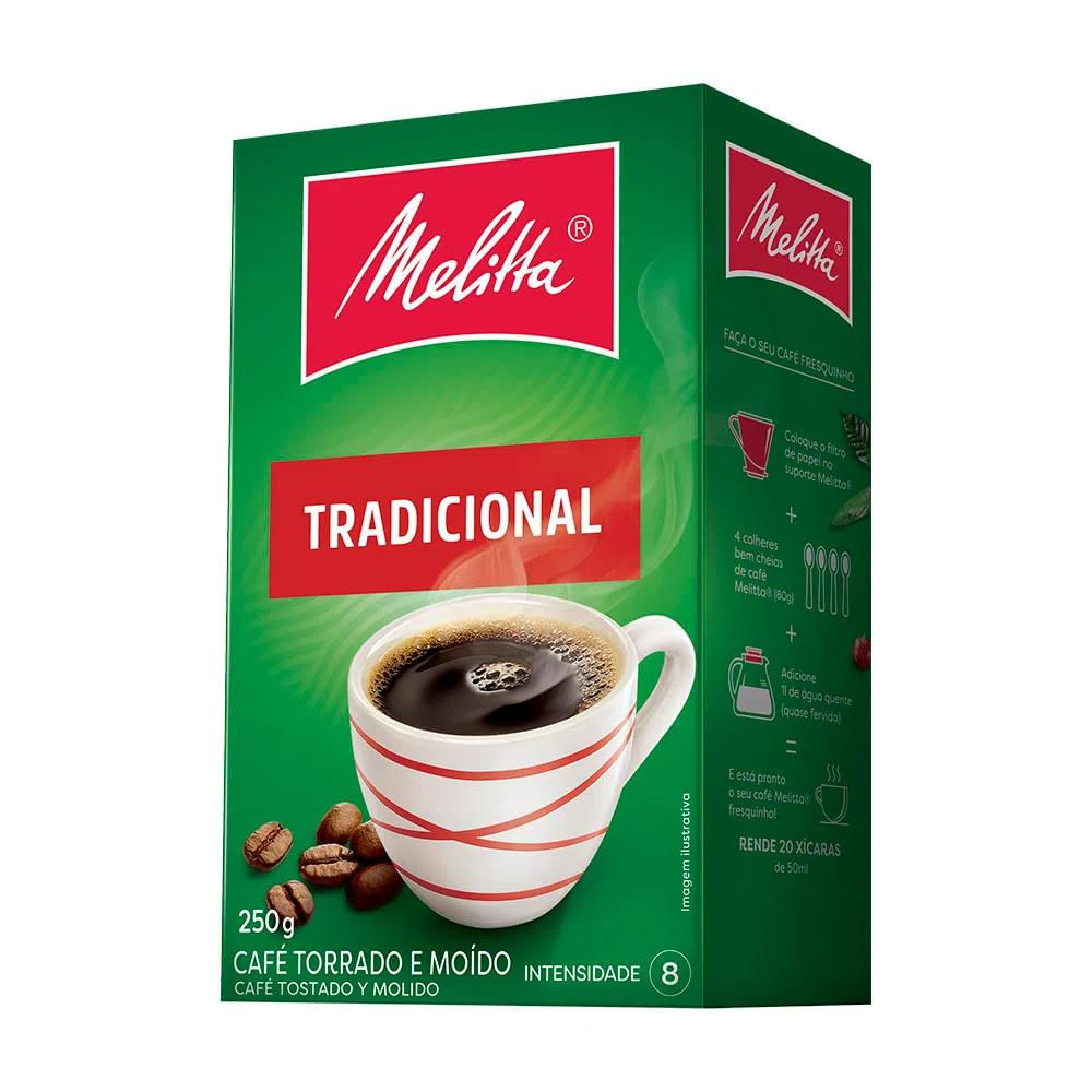 Café Tradicional Melitta Vácuo 250G