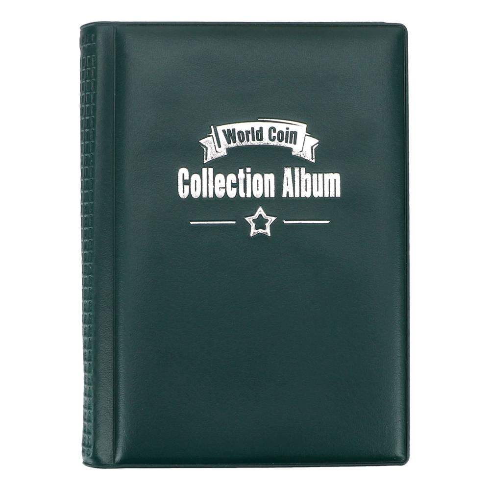 Álbum de Coleção de Moedas em PVC 120g Estilo Minimalista