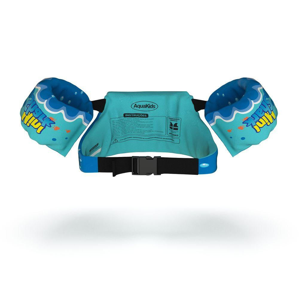 Boia Infantil Colete Salva Vidas Praia E Piscina Aquakids Mini Shark