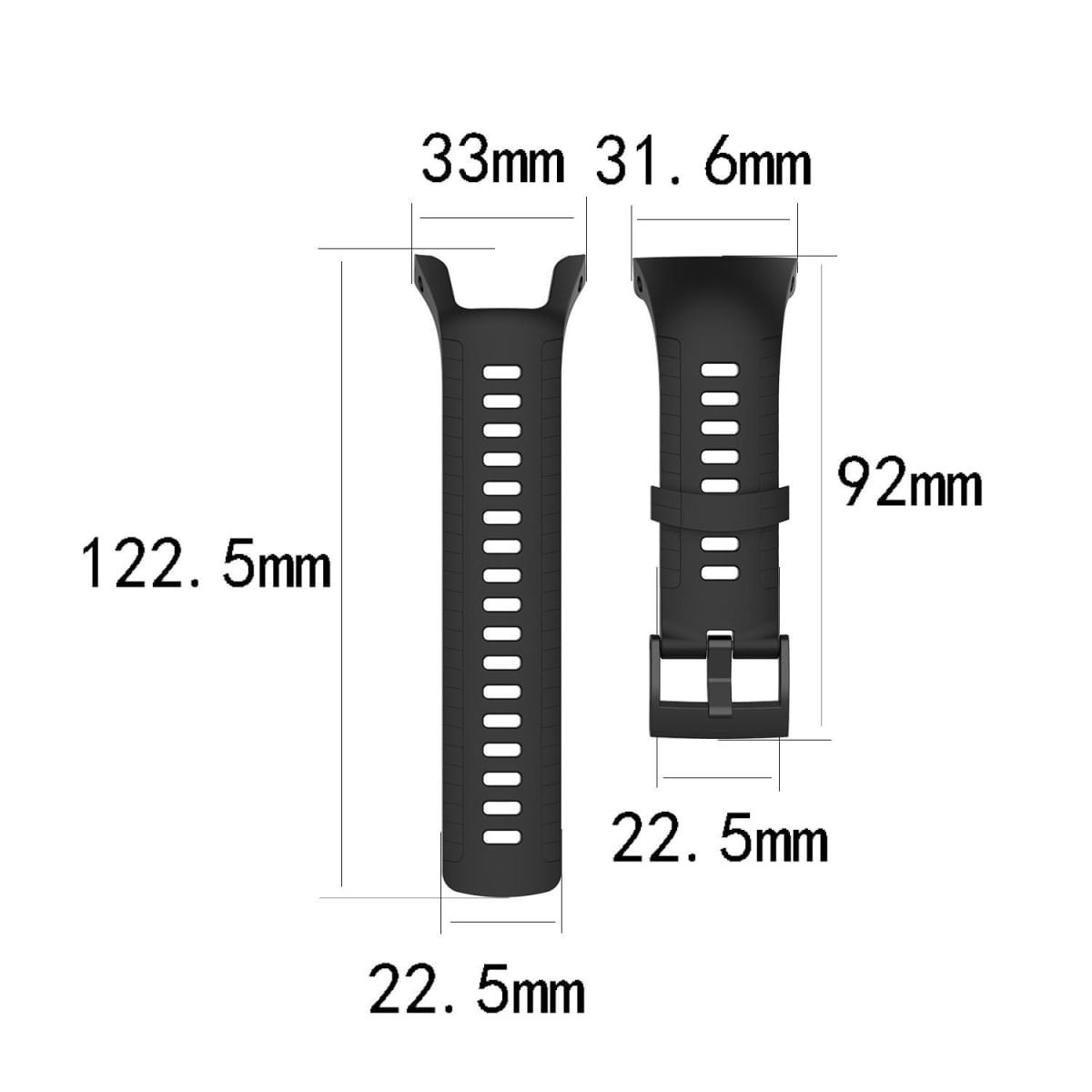 Pulseira de Silicone para Relógio Inteligente Suunto 5 vermelho-rosado