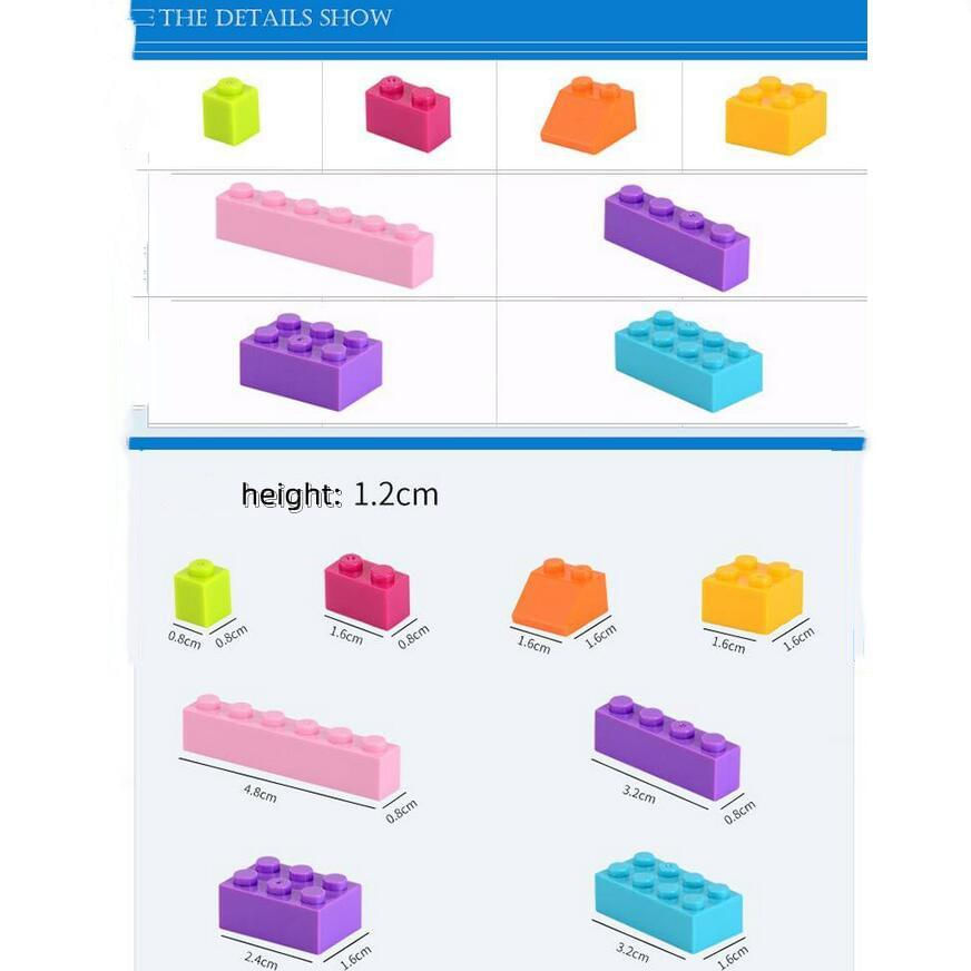 Bloco de Montar Brinquedo em Lote Compatível Pequenas Partículas Brinquedos Educativos Infantis Presente Menino Menina DIY