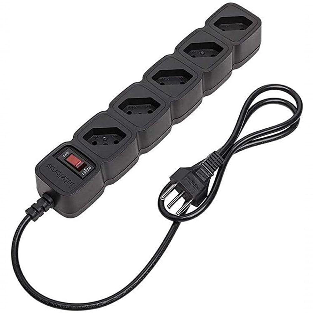Filtro De Linha Com 5 Tomadas Epe 205 Pt Nseries X