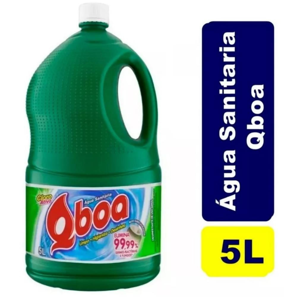 Água Sanitária Qboa 5L - Original