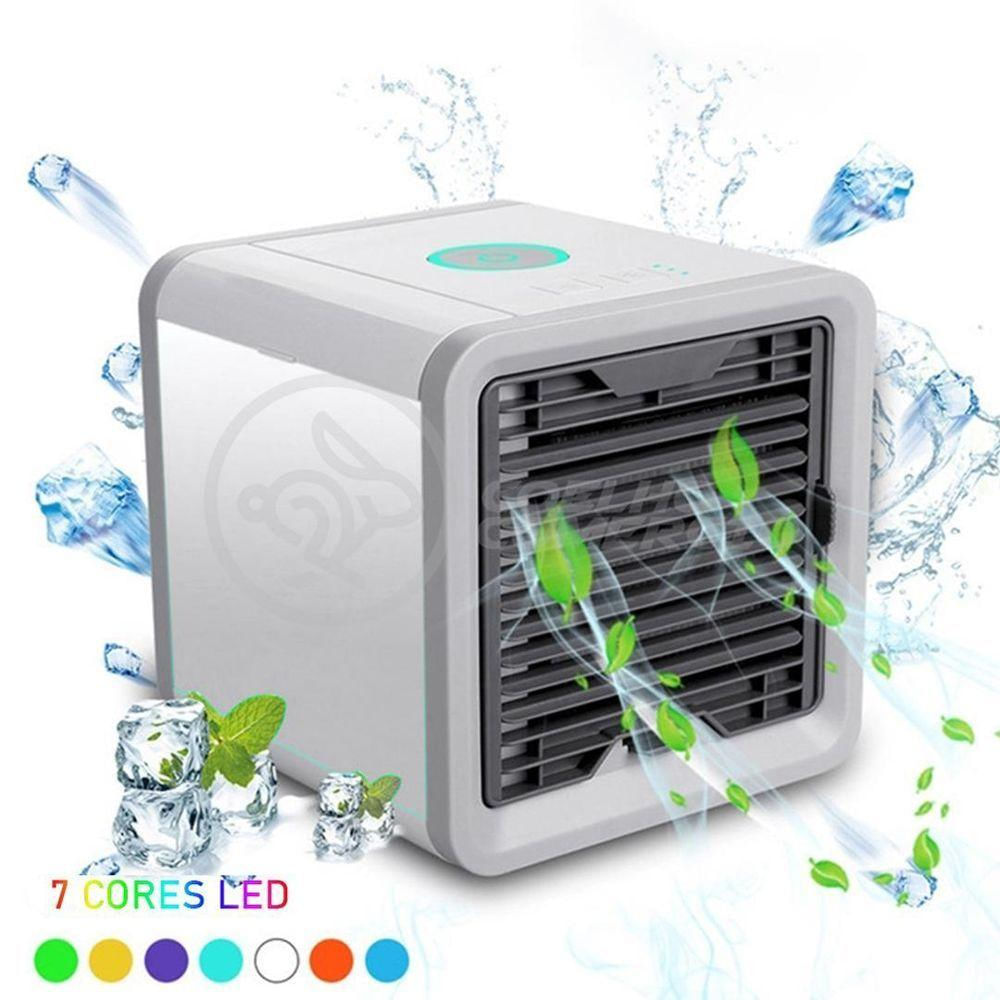 Mini Ar Condicionado Climatizador Humidificador Portátil Arctic Air Cooler 3 Velocidades