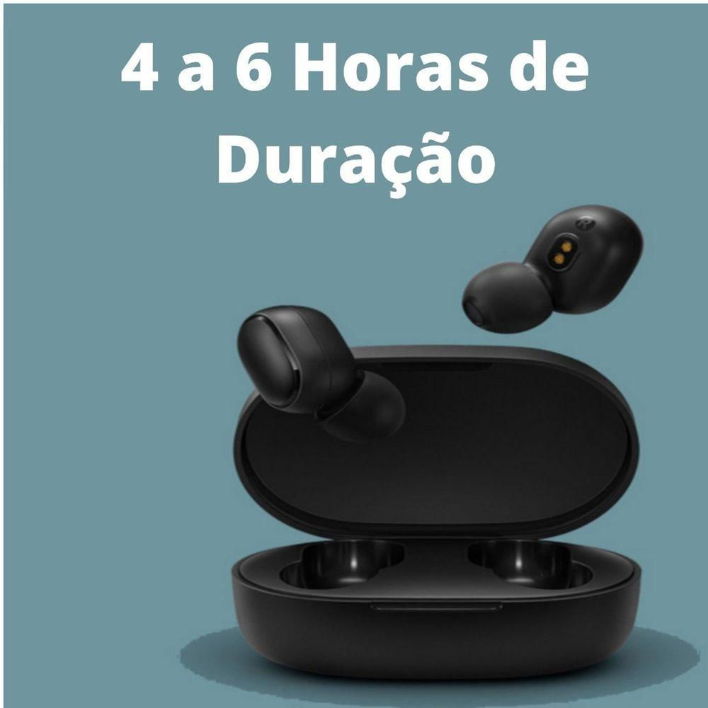 Fone Bluetooth Sem Fio Preto Caixinha Para Samsung A10