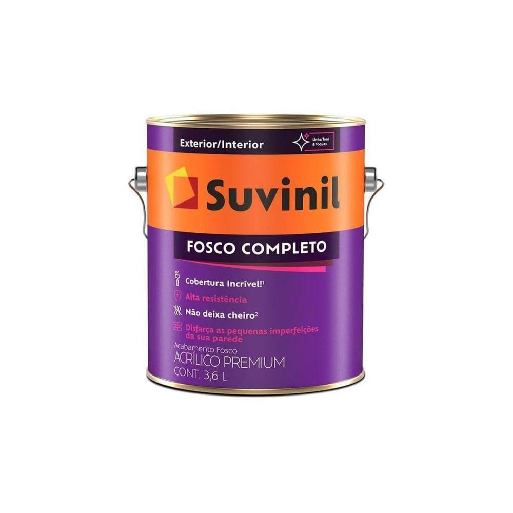 Tinta Suvinil Acrilico Fosco Completo 3,6l - Branco Neve - 53398916