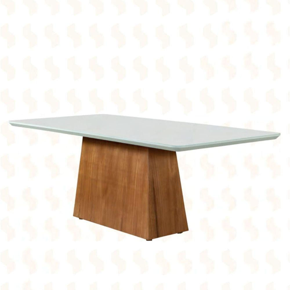 Mesa De Jantar Base Robusta - Amsterdã-1,80x0,90m- Art Salas