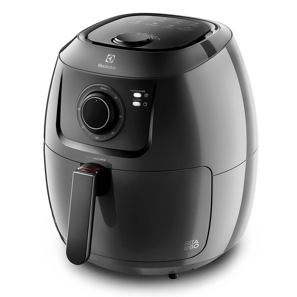 Fritadeira Air Fryer 5L Family Efficient Electrolux EAF50 Grafite 127V Preto / 127V