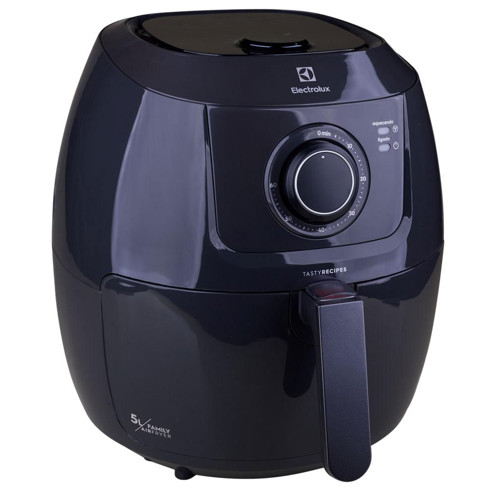 Fritadeira Air Fryer 5L Family Efficient Electrolux EAF50 Grafite 127V Preto / 127V