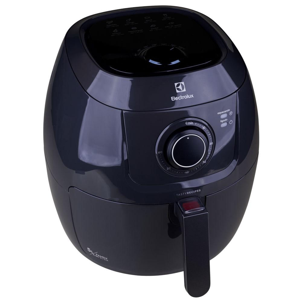 Fritadeira Air Fryer 5L Family Efficient Electrolux EAF50 Grafite 127V Preto / 127V