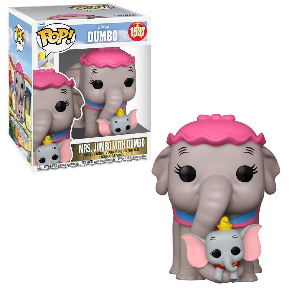 Boneco Funko Pop! Super Disney Dumbo - Sra. Jumbo e Dumbo