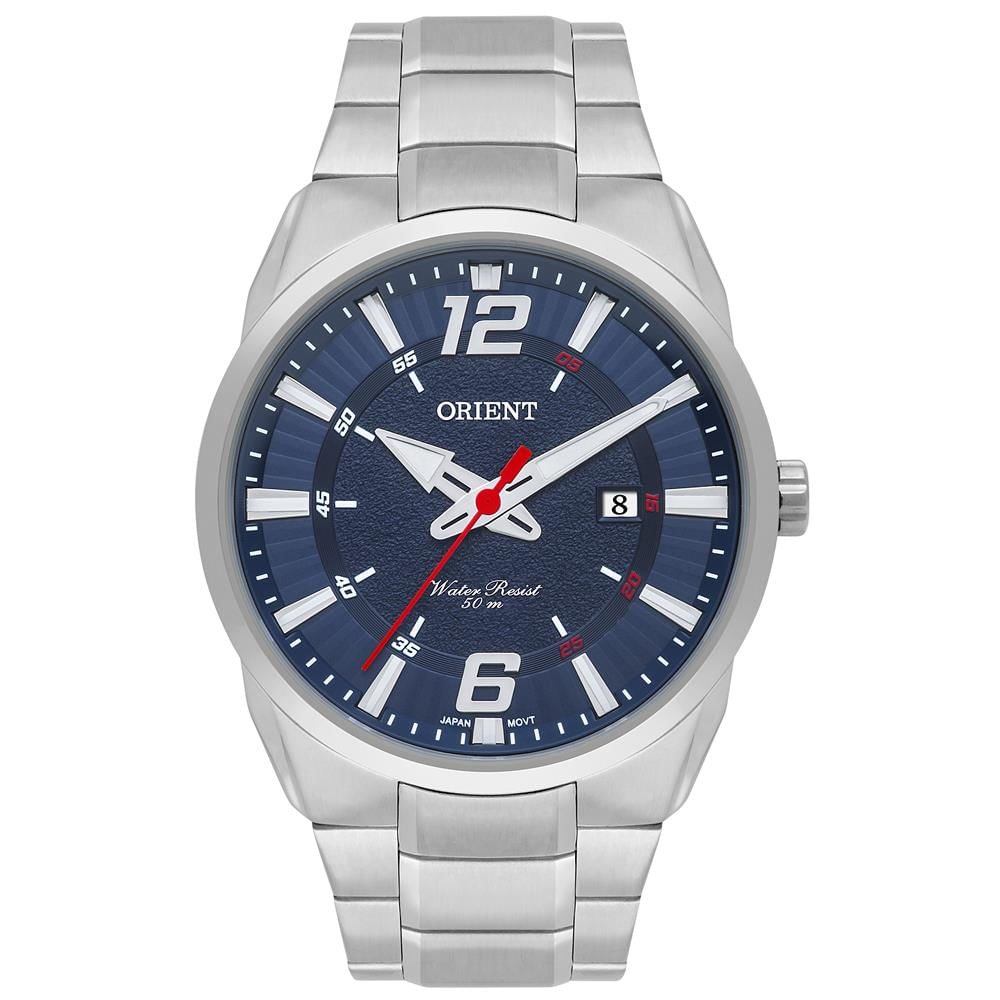 Relógio Orient Masculino Ref: Mbss1461 D2sx Casual Prateado