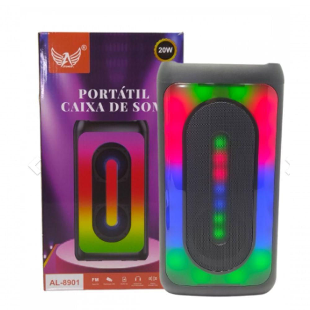 Caixa De Som Rgb 20w Altomex Al-8901