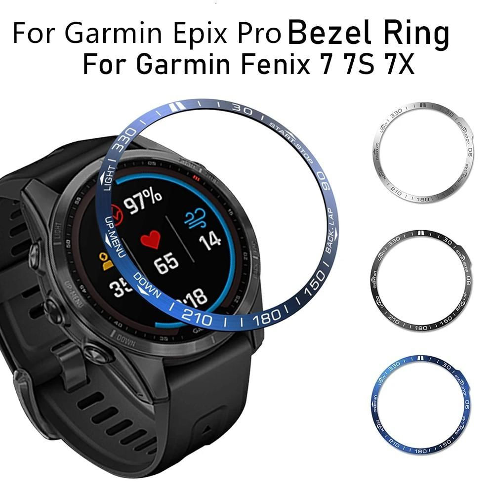 GIOPUEY Schutzhülle Für Garmin Fenix7S Pro/Epix Pro 42mm – TPU Silikon, Schwarz, Passgenau & Ladekompatibel