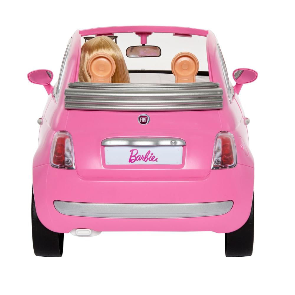 Barbie Veículo Para Boneca Fiat Rosa - Mattel