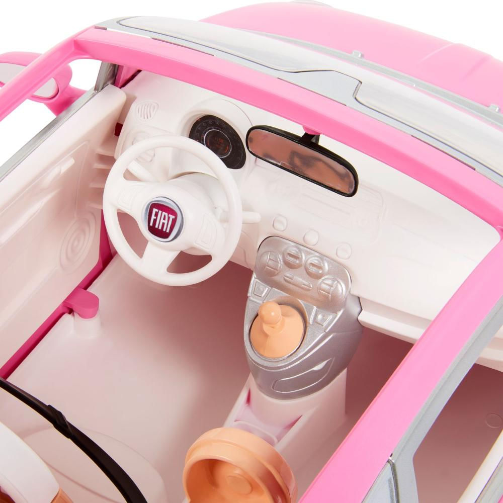 Barbie Veículo Para Boneca Fiat Rosa - Mattel