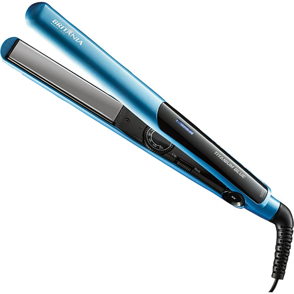 Prancha de Cabelo Britânia Titanium Blue Bivolt