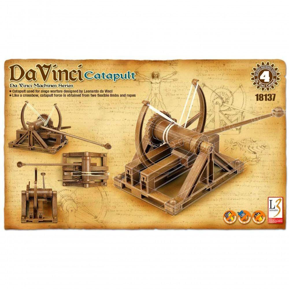 Academy Catapulta de Da Vinci (sem Pintura) - Kit Educacional Histórico