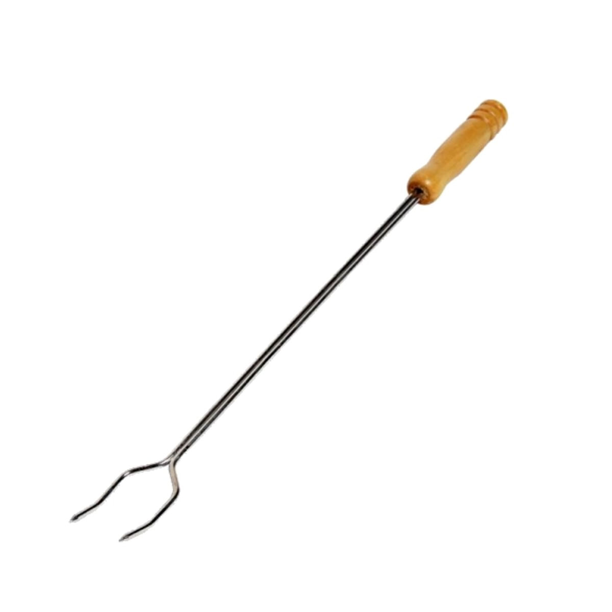 Garfo para Churrasco com Cabo de Madeira 35 Cm