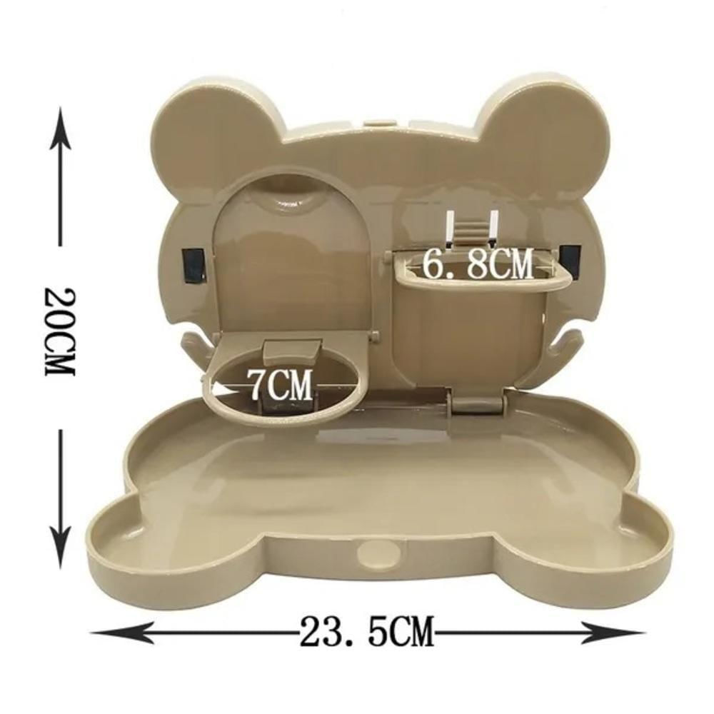 Mesa Para Carro Mesinha Bandeja Porta Copos Lata Organizador Dobravel Lanches Produto Taxi Infantil Adulto