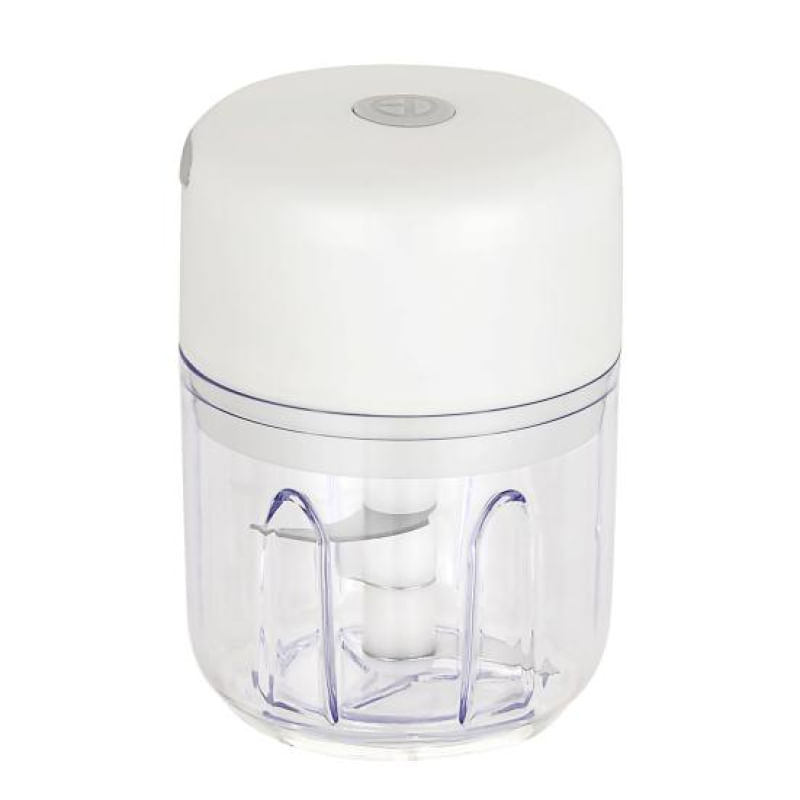 Processador de Alho Elétrico Mini Yousheng USB Recarregável Sem Fio branco