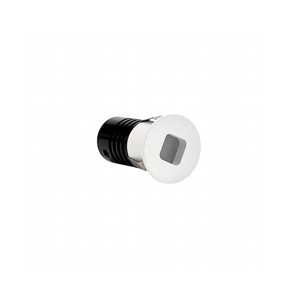 Spot de Embutir Nordecor Domy Nam Mini Redondo Led Alto IRC 90 1W Bivolt