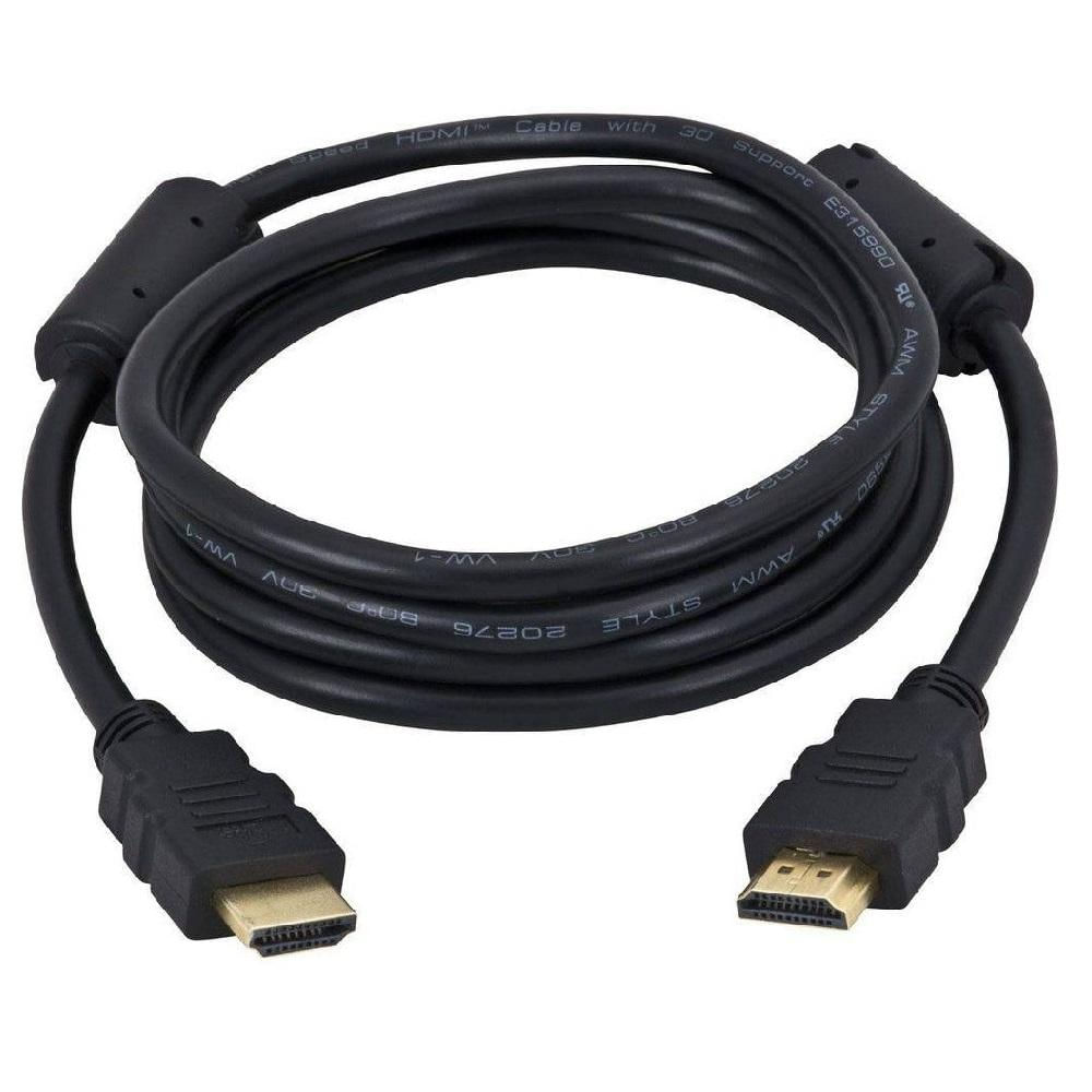 Cabo HDMI V.2.0 3D 4K Ultra HD High Speed 6mm Preto - 1.8 Mts