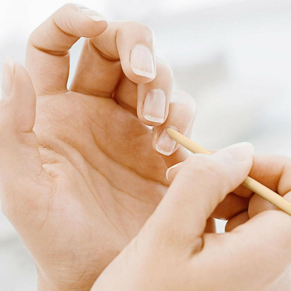 Palitos de Madeira para Manicure e Pedicure Laranja 50 Peças