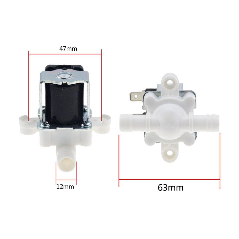 Válvula Solenoide Elétrica Magnética Normalmente Fechada para Água e Ar 24V