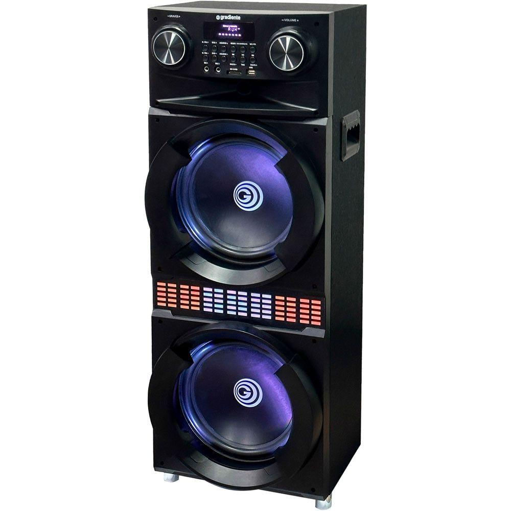 Torre De Som Power Party Gradiente GCA310 Preto Bivolt