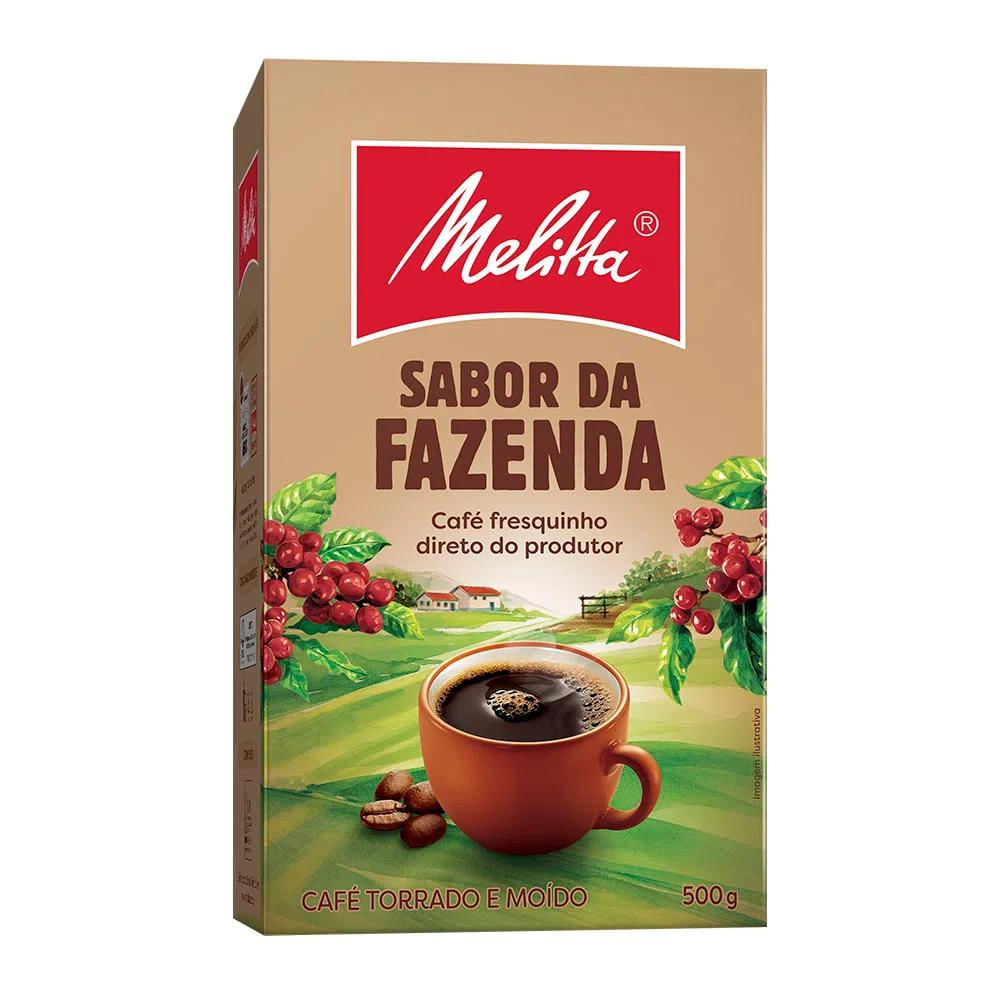 Café Tradicional Sabor da Fazenda Melitta Vácuo 500g