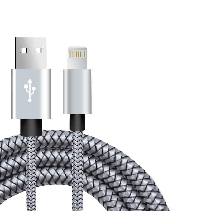 Cabo de Carregamento Rápido USB 3A para iPhone e iPad 3m