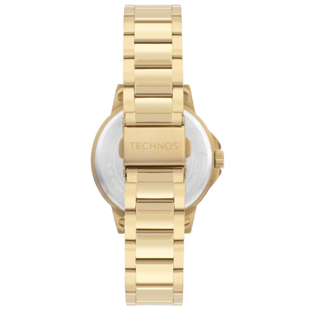 Relógio Technos Feminino Ref: 2036mss/1d Elegance Dourado