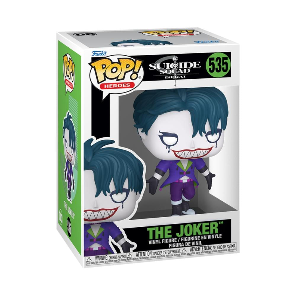 Boneco Funko Pop! Esquadrão Suicida Isekai Coringa