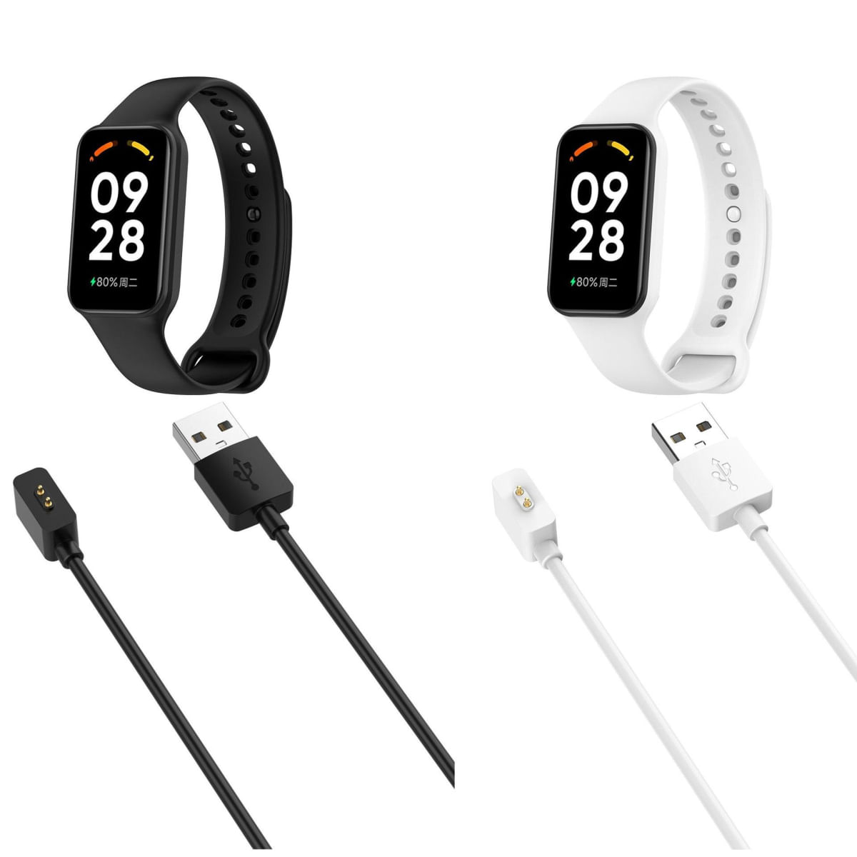 Cabo de Carregamento Magnético para RedMi Watch 4 / Xiaomi Mi Band 9/8/8 Pro/3 Lite/3 Active