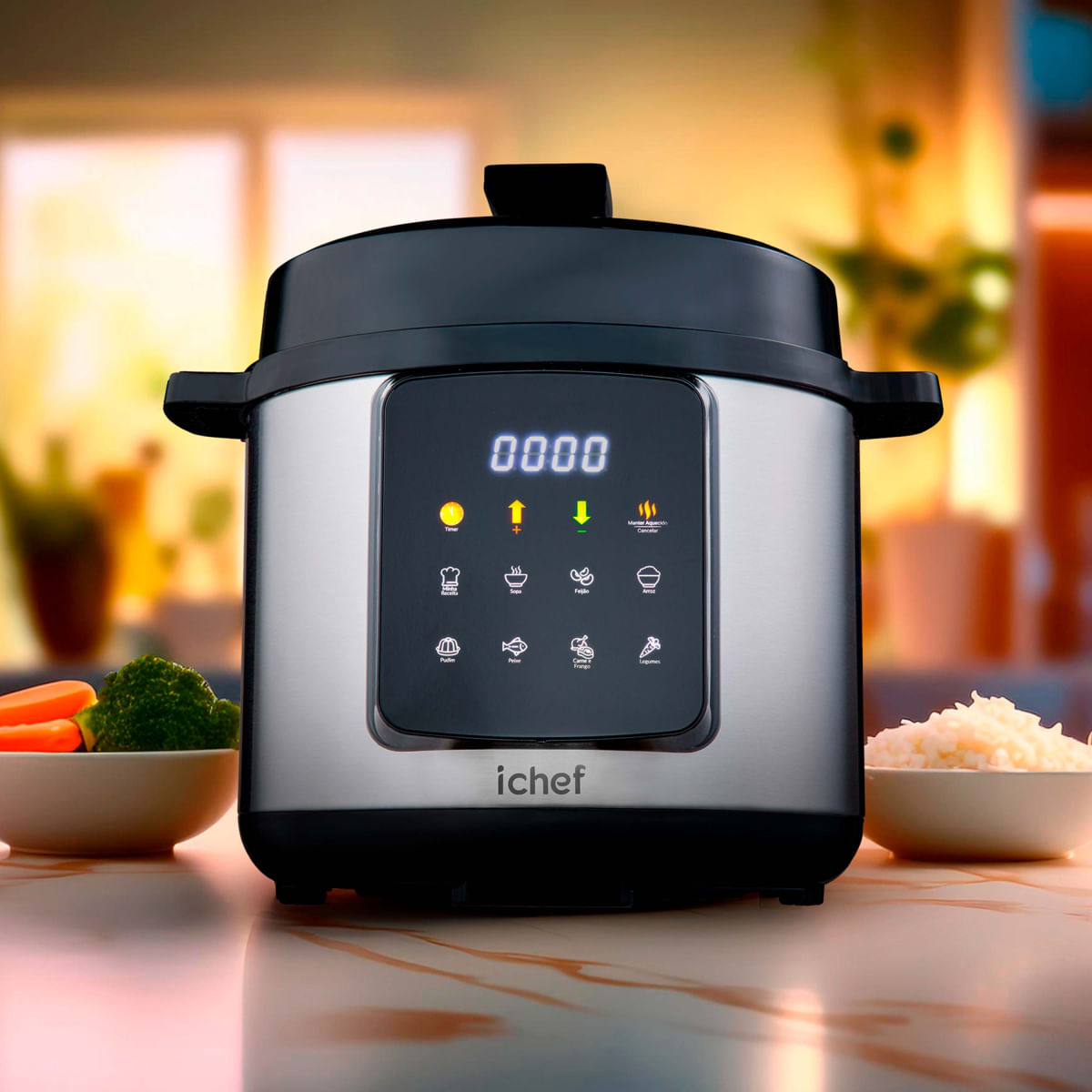 Panela de Pressão Elétrica Ichef Master Cooker 6L | 127V