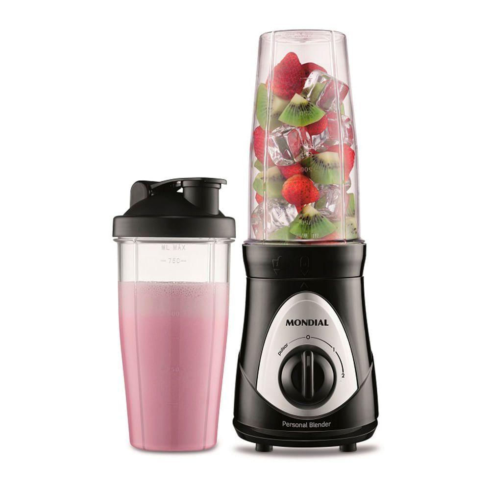 Liquidificador Portátil Mondial Personal Blender Dg-01 Personal Blender-220v-preto/prata